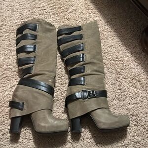 Jessica simpson leather boots 8